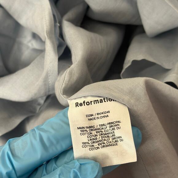 Reformation Light Blue Midi Dress - Picture 7 of 7